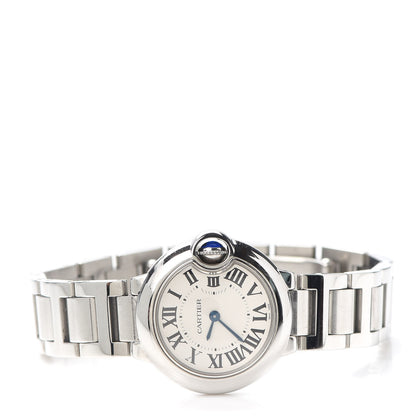 Cartier Stainless Steel 28mm Ballon Bleu De Quartz Watch 2 of 6