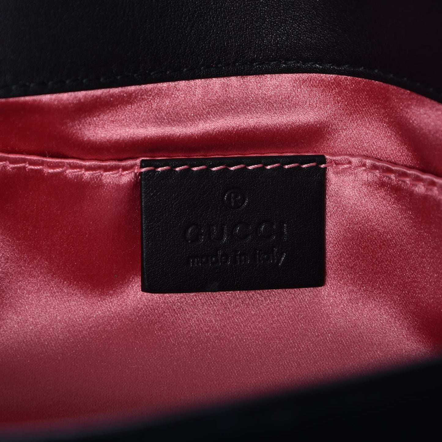 Velvet Matelasse Mini GG Marmont Shoulder Bag Black