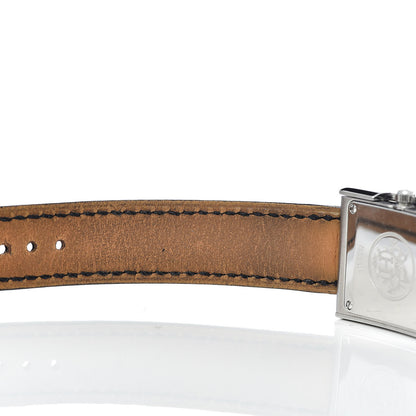 Hermes Stainless Steel Barenia 22mm Belt Quartz Watch Noir 7 of 9
