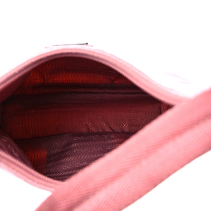 Prada Tessuto Nylon Saffiano Mini Re-Edition 2000 Bag Rosa 5 of 12