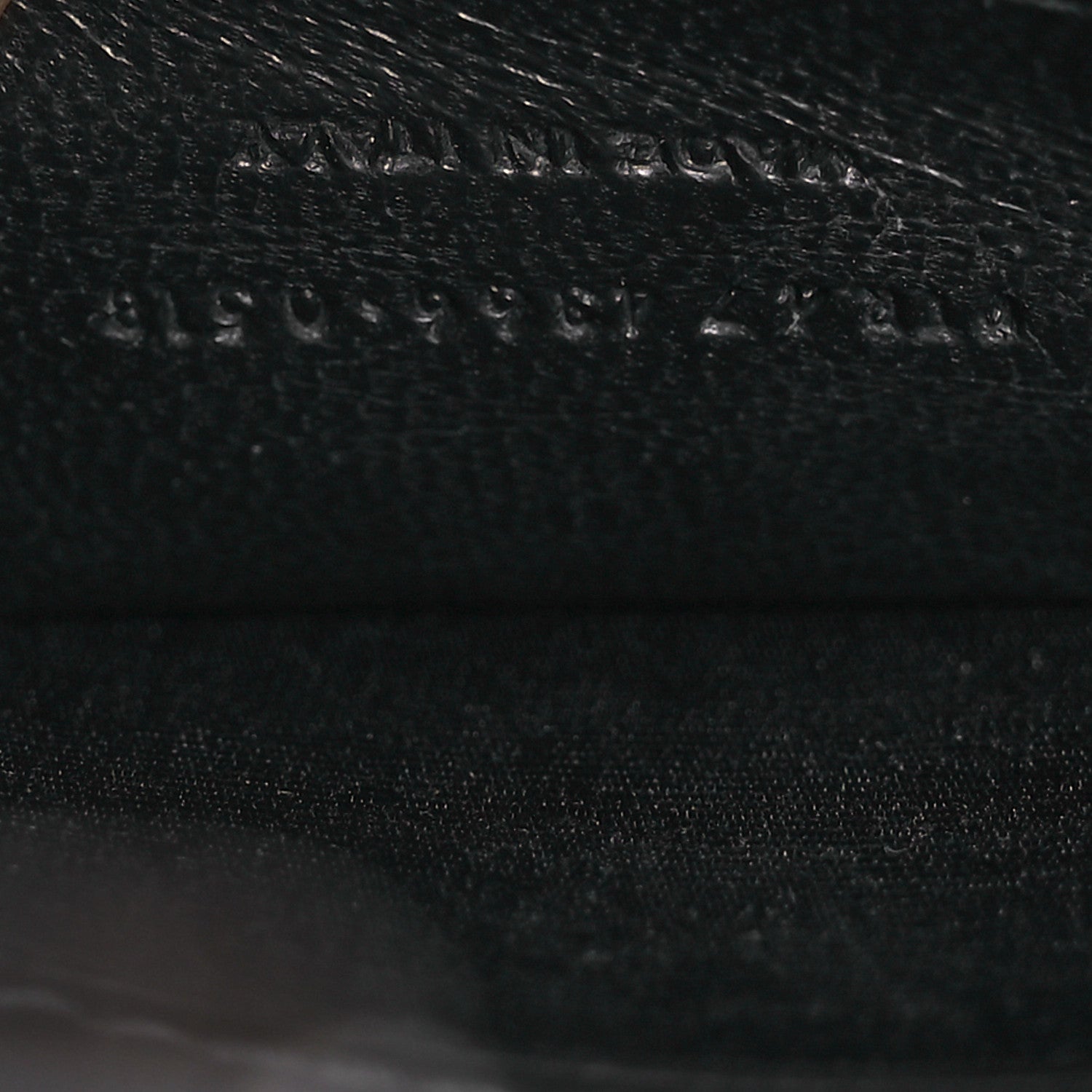 Saint Laurent Calfskin Crocodile Embossed Small Classic Monogram Kate Tassel Satchel Black 7 of 12