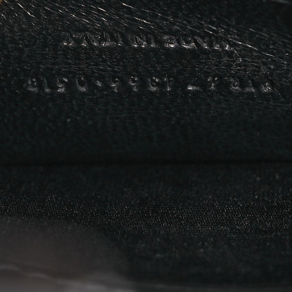 Saint Laurent Calfskin Crocodile Embossed Small Classic Monogram Kate Tassel Satchel Black 7 of 12