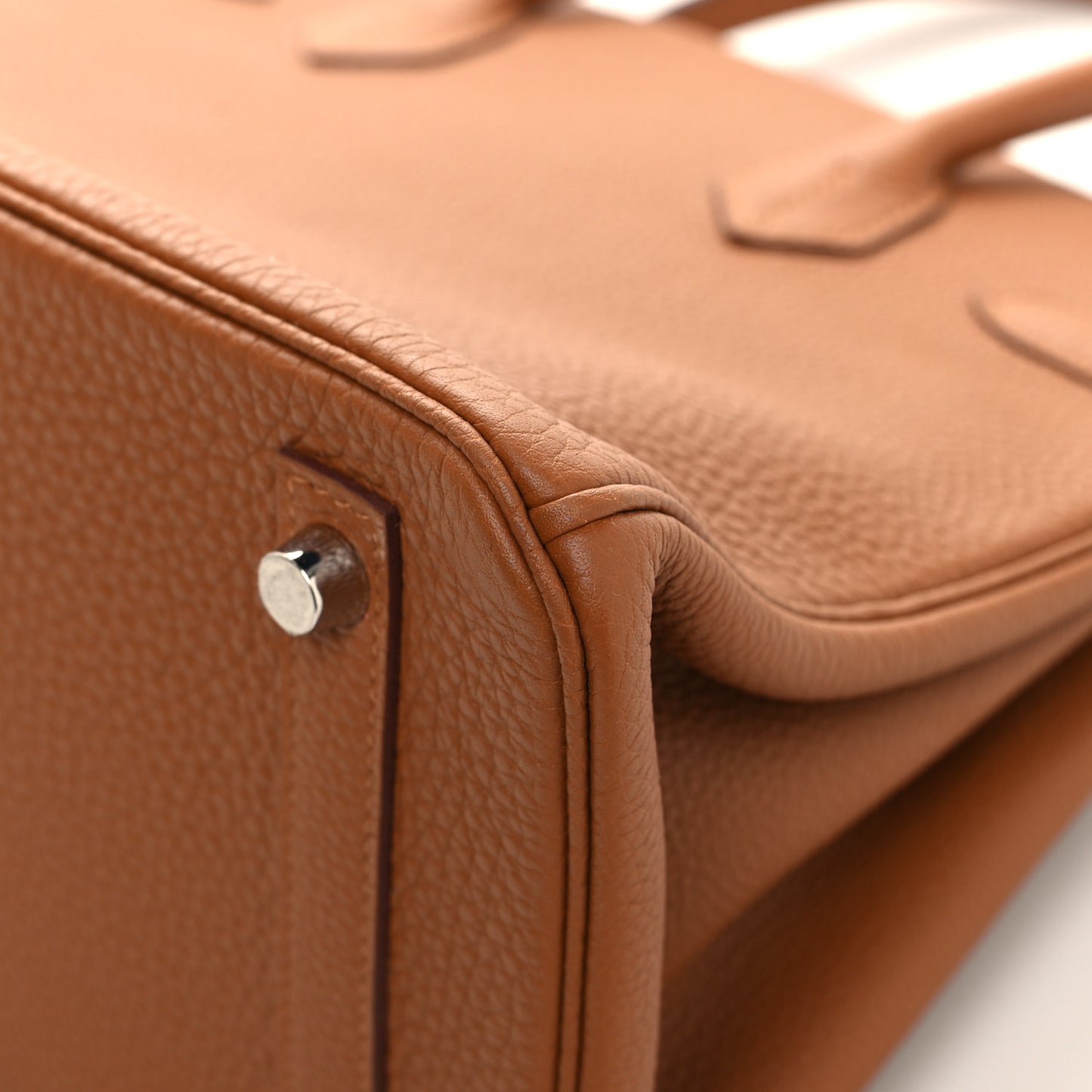 Togo Swift Officier Birkin 30 Gold Ambre