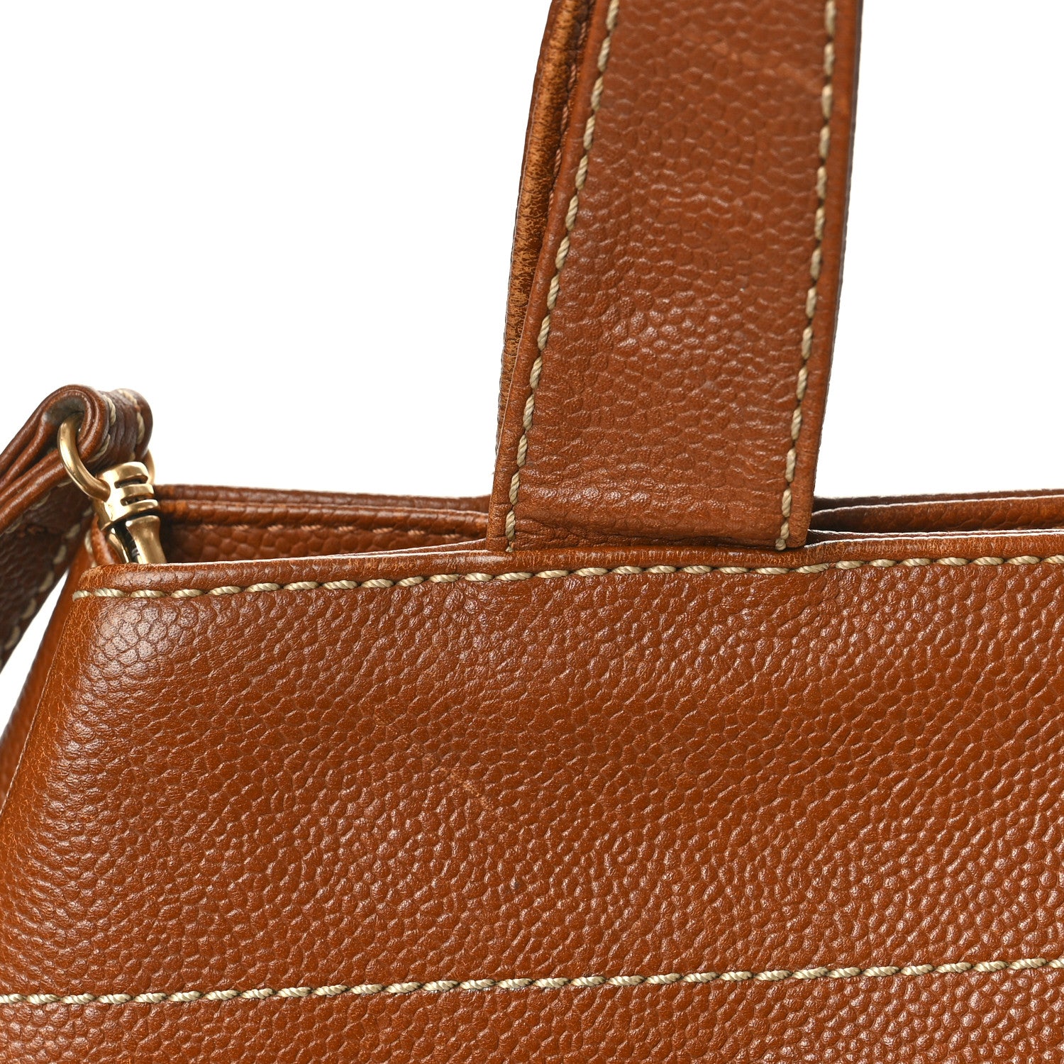 Chanel Caviar Shoulder Bag Brown 10 of 15