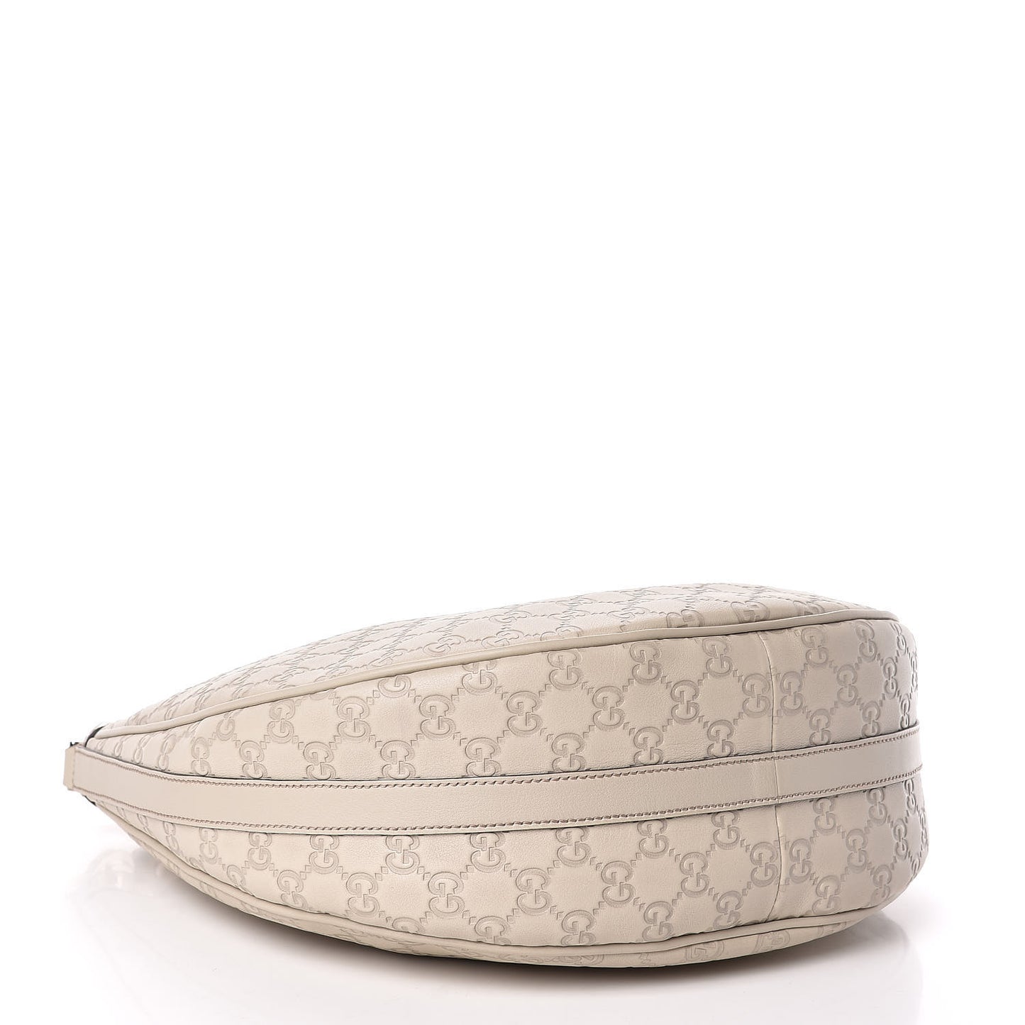 Guccissima Medium GG Twins Hobo Off White