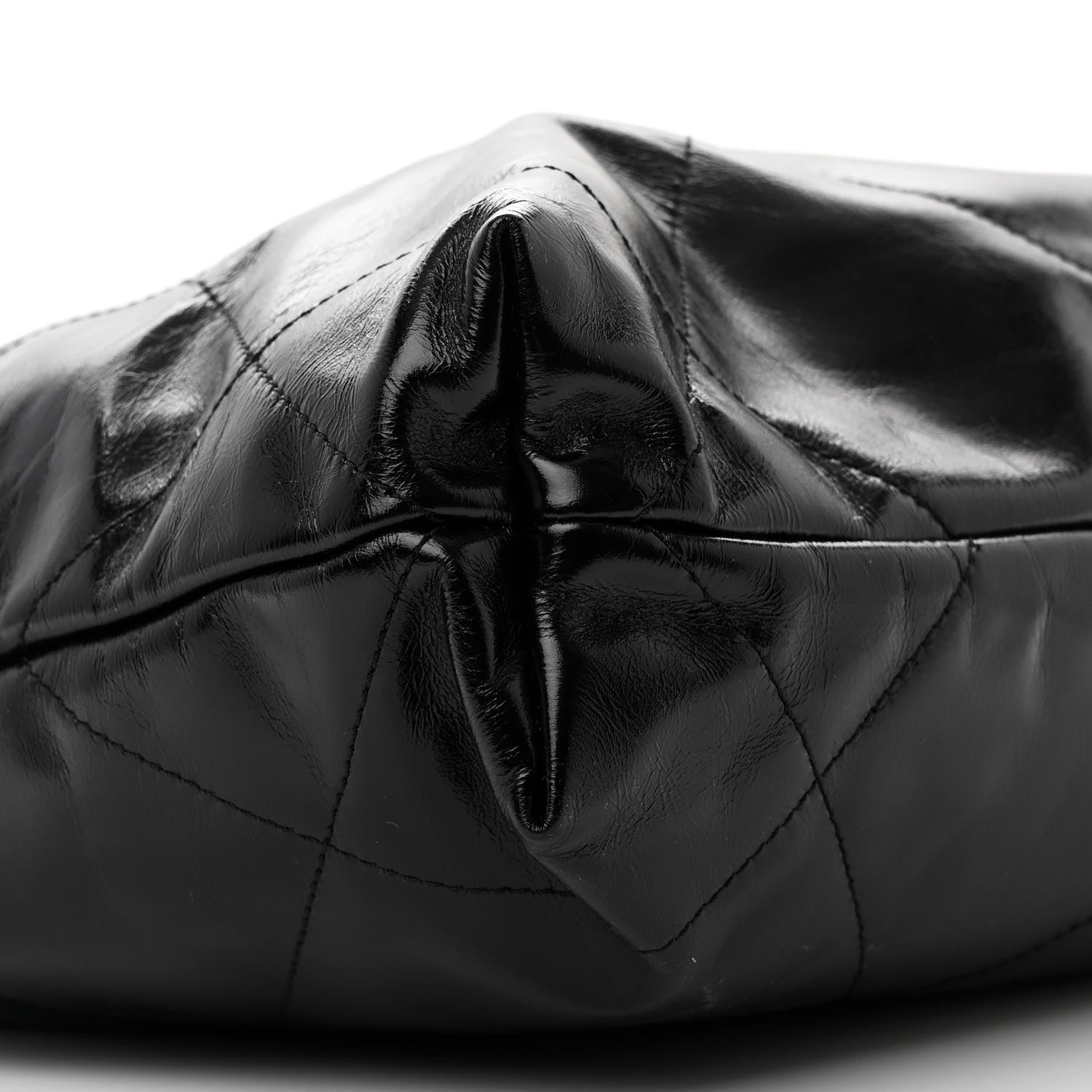 Chanel Shiny Calfskin Quilted Small Chanel 22 Black 11 of 12