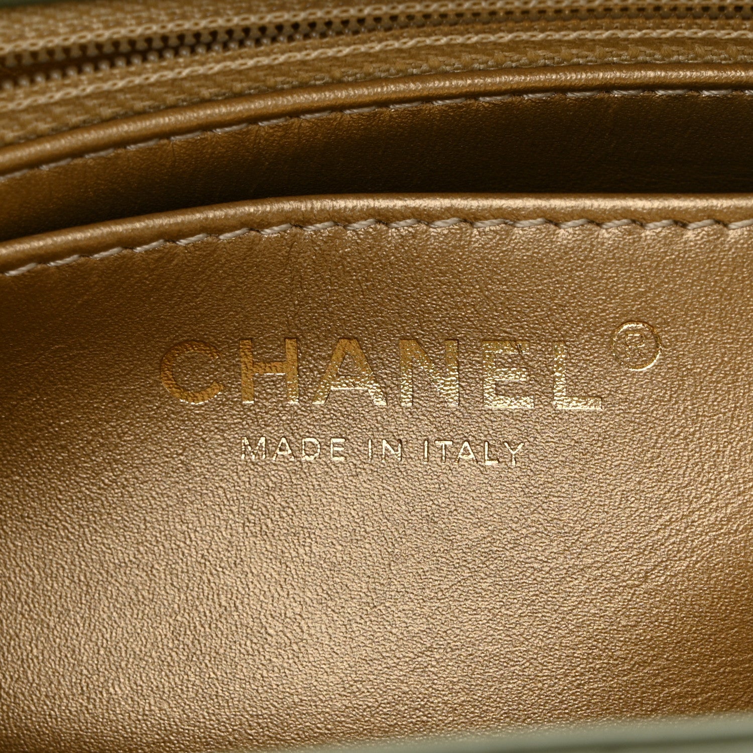 Chanel Lambskin Quilted Mini Pearl Crush Flap Green 6 of 10