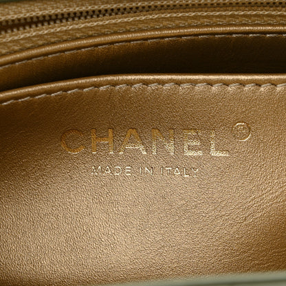 Chanel Lambskin Quilted Mini Pearl Crush Flap Green 6 of 10