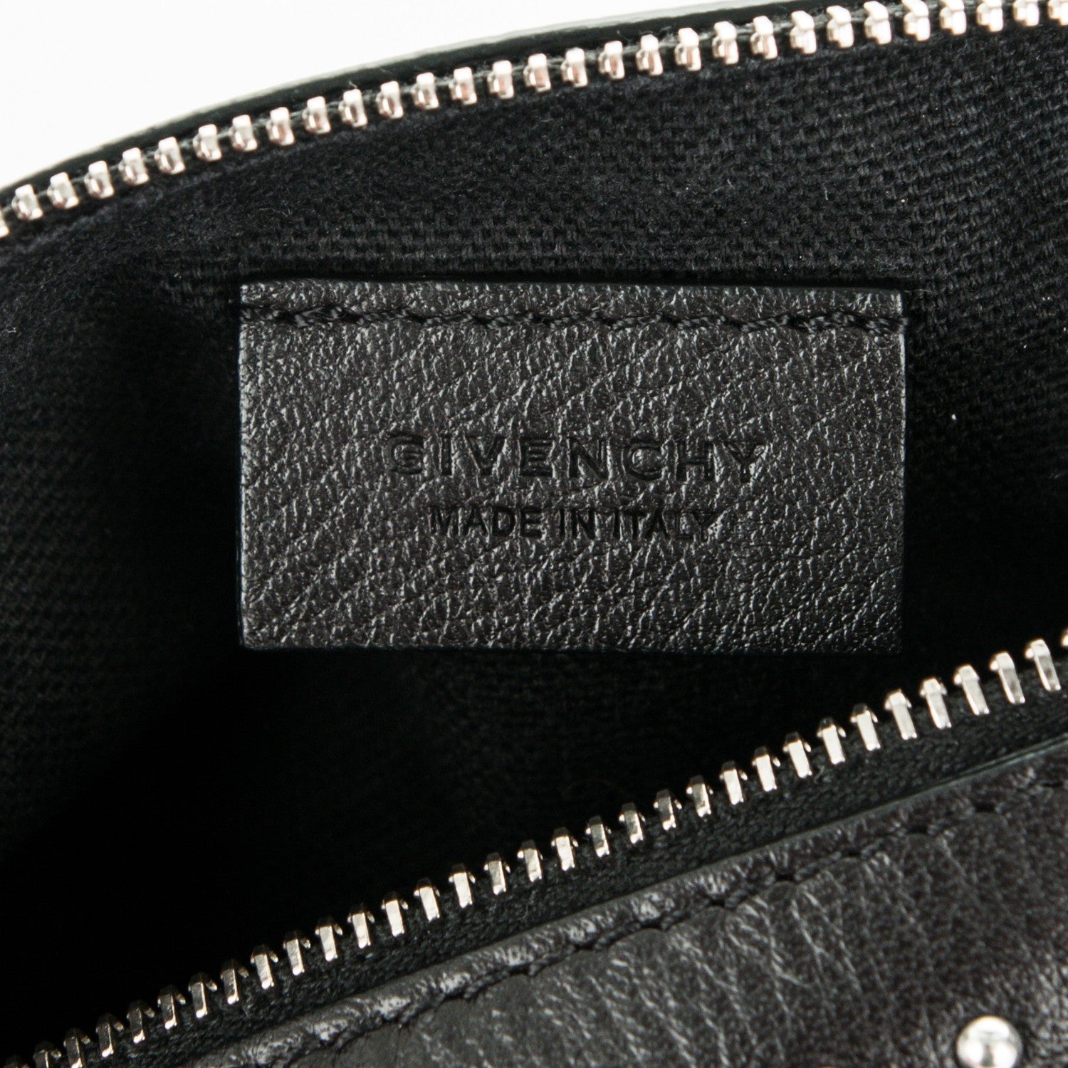 Givenchy Calfskin Embellished Pandora Wristlet Black 6 of 7