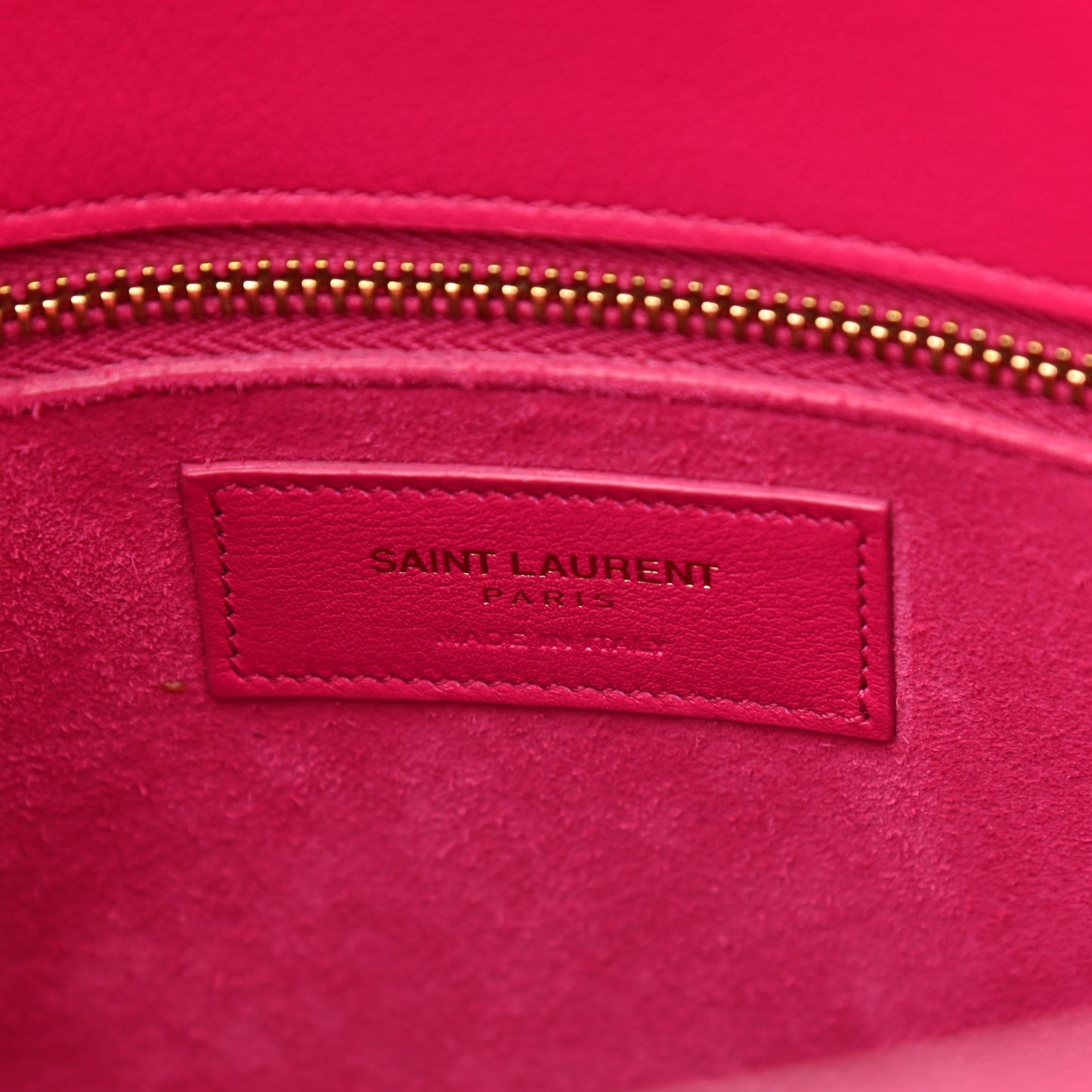 Calfskin Small Sac De Jour Lipstick Fuchsia