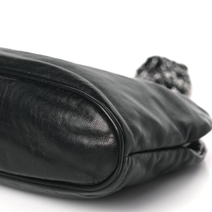 Chanel Lambskin Mini Rock and Chain Hobo Black 9 of 9