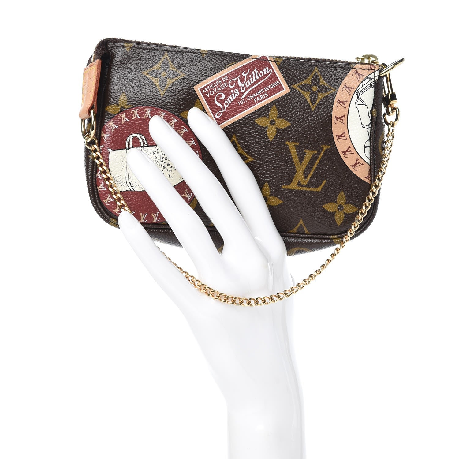 Louis Vuitton Monogram Patch Mini Pochette Accessories 2 of 7