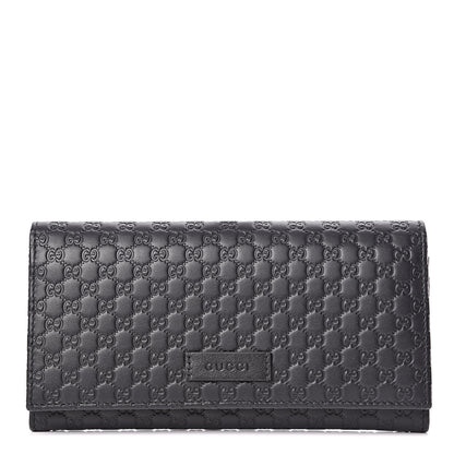 Gucci Soft Microguccissima Continental Wallet Black 1 of 11