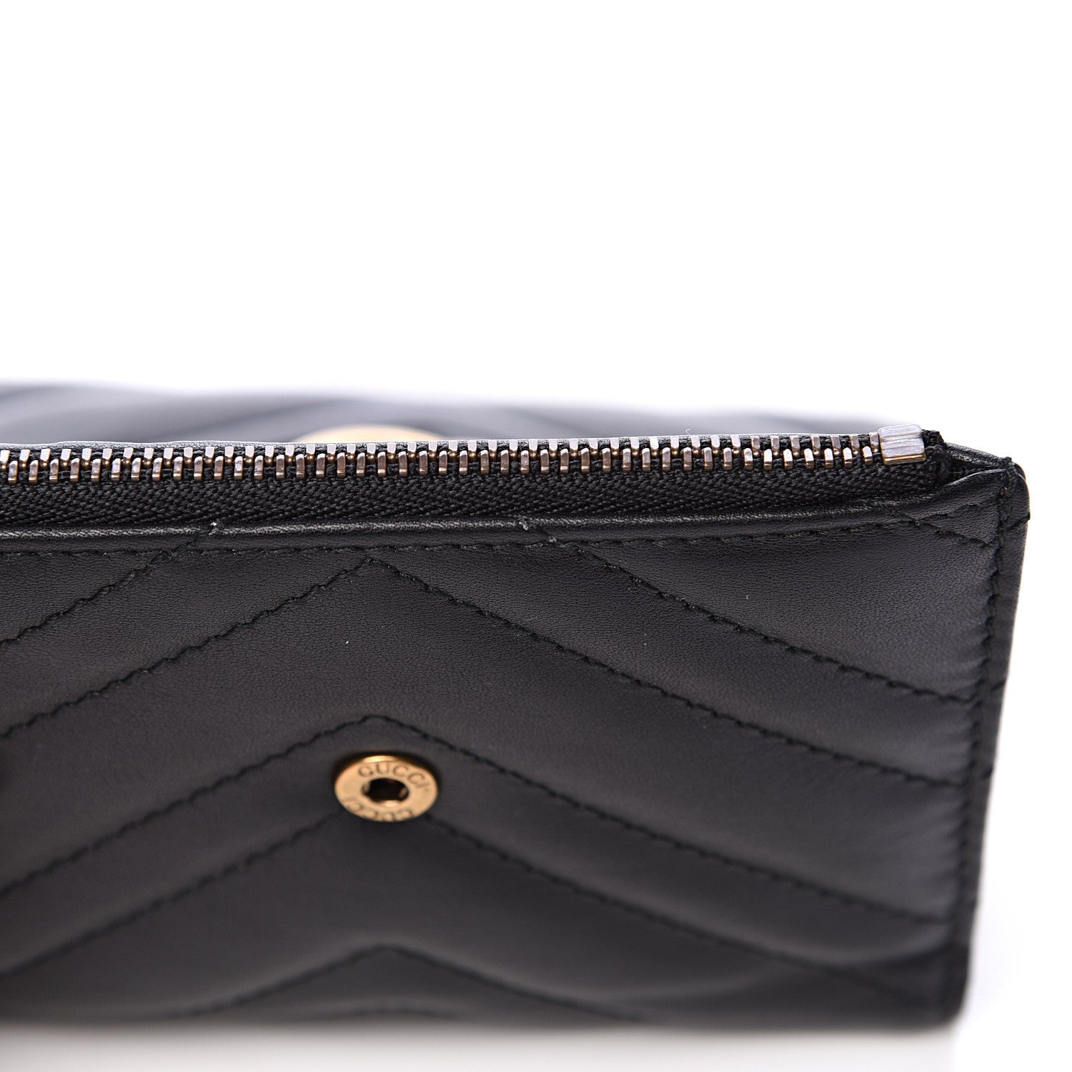 Gucci Calfskin Matelasse GG Marmont Wallet Black 8 of 10