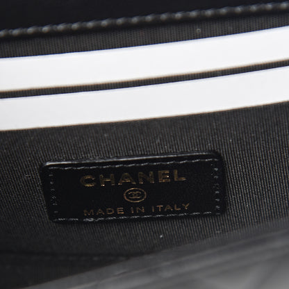 Chanel Lambskin Quilted Mini Trendy CC Chain Wallet Black 5 of 10