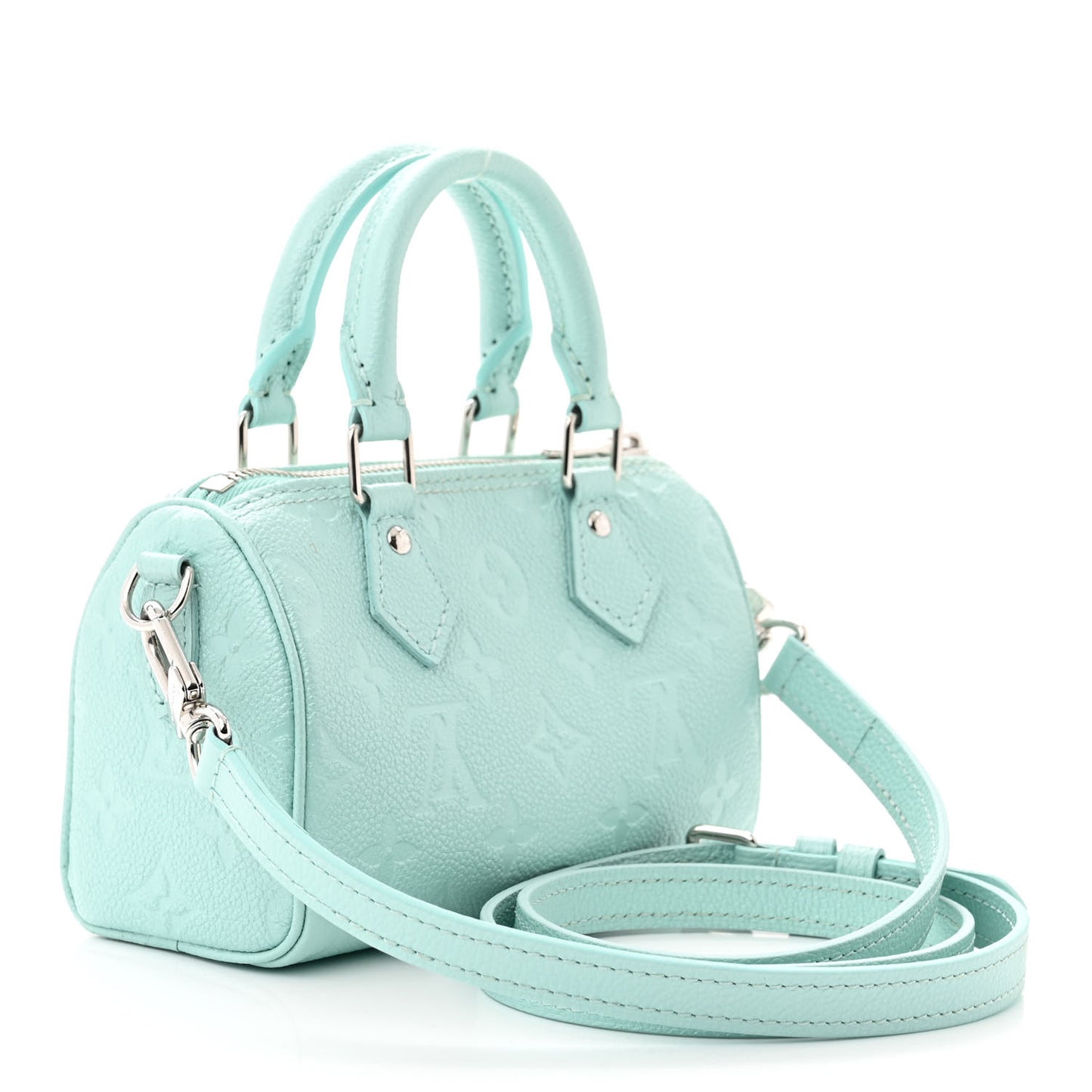 Empreinte Monogram Nano Speedy Pearly Lagoon Turquoise