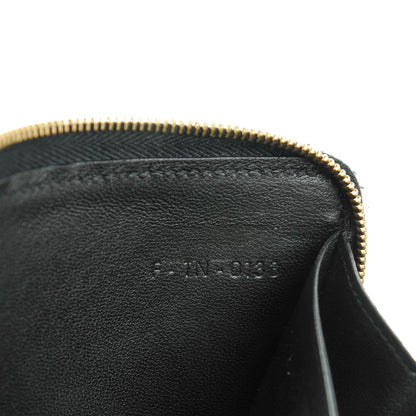 Celine Spazzolato Calfskin Large Zip Around Multifunction Wallet Black 7 of 7