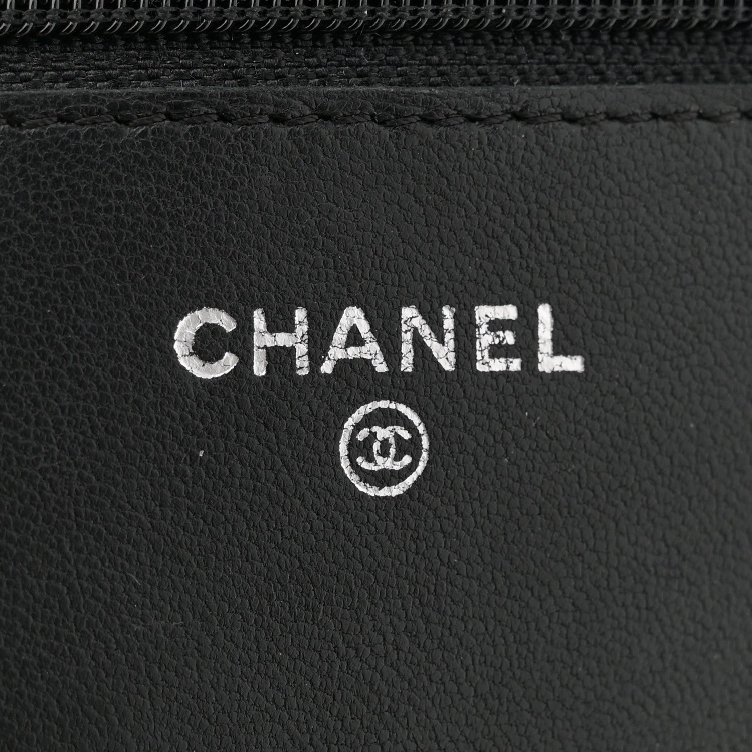 Chanel Lambskin Quilted Wallet On Chain WOC Black 6 of 14