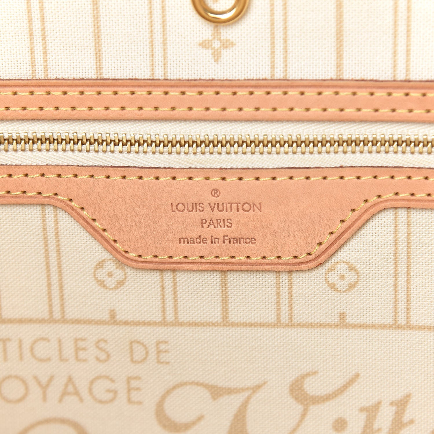 Louis Vuitton Damier Azur Neverfull MM 6 of 12