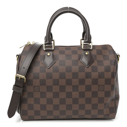 Louis Vuitton Damier Ebene Speedy Bandouliere 25 1 of 10