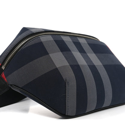 Burberry House Check Sonny Bum Bag Navy Grey 8 of 9