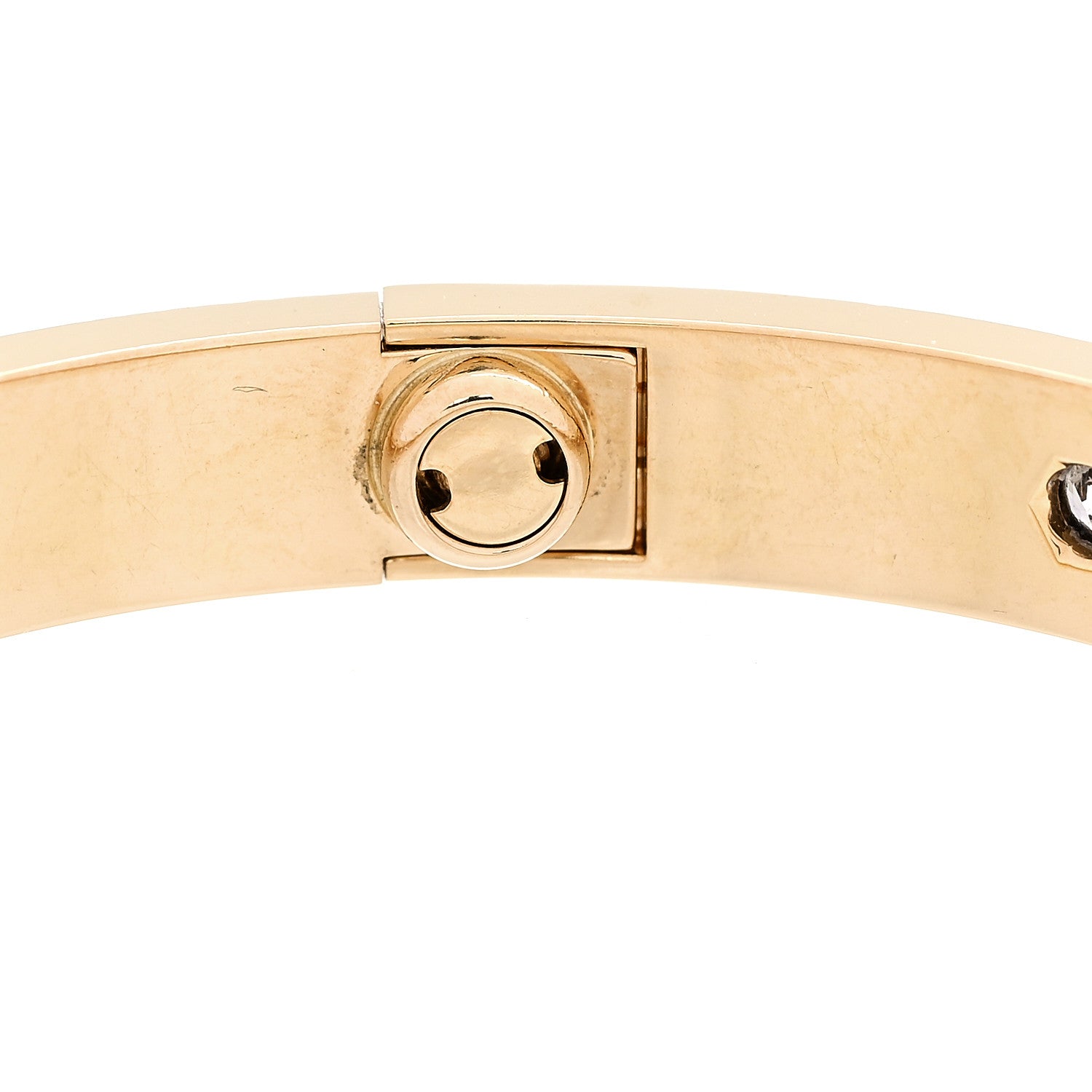 Cartier 18K Yellow Gold 10 Diamond LOVE Bracelet 16 6 of 9
