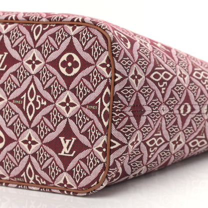 Louis Vuitton Jacquard Since 1854 Neverfull MM Bordeaux 8 of 8