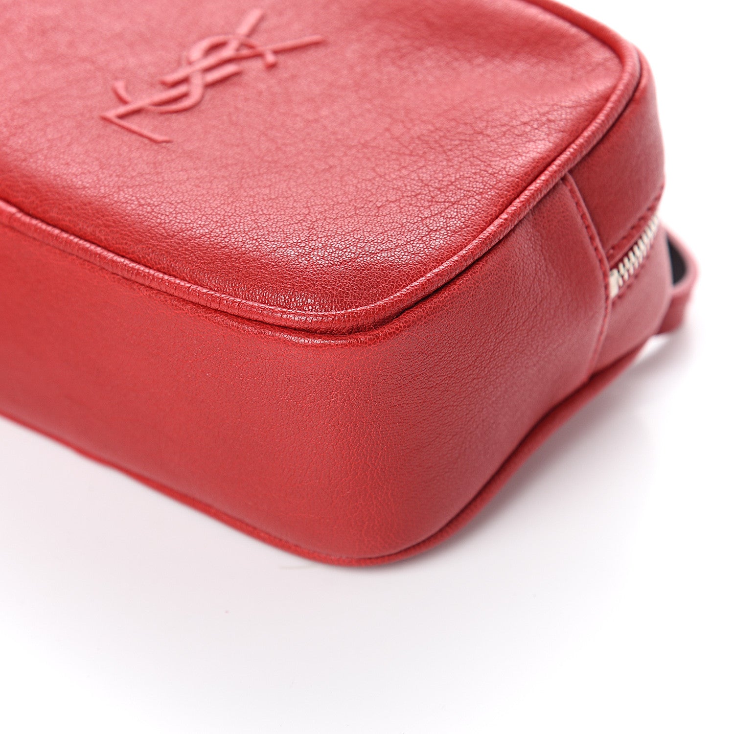 Saint Laurent Lambskin Monogram Lou Belt Bag Rouge Eros 7 of 7