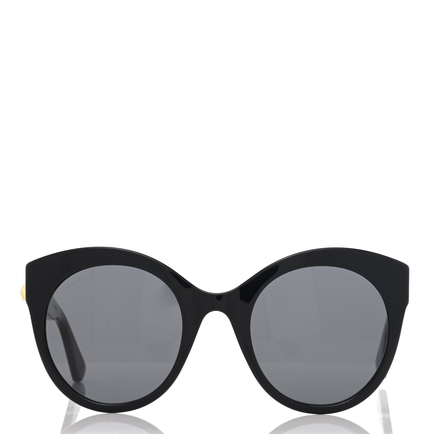 Gucci Round GG Sunglasses GG0028S Black 2 of 9