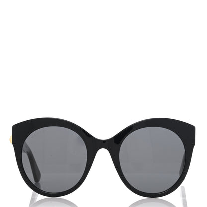 Gucci Round GG Sunglasses GG0028S Black 2 of 9