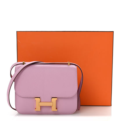 Hermes Chevre Mysore Constance 18 Mauve Sylvestre 12 of 12