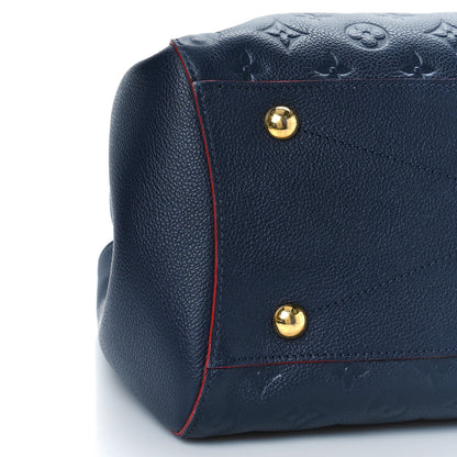 Louis Vuitton Empreinte Montaigne GM Marine Rouge 7 of 12