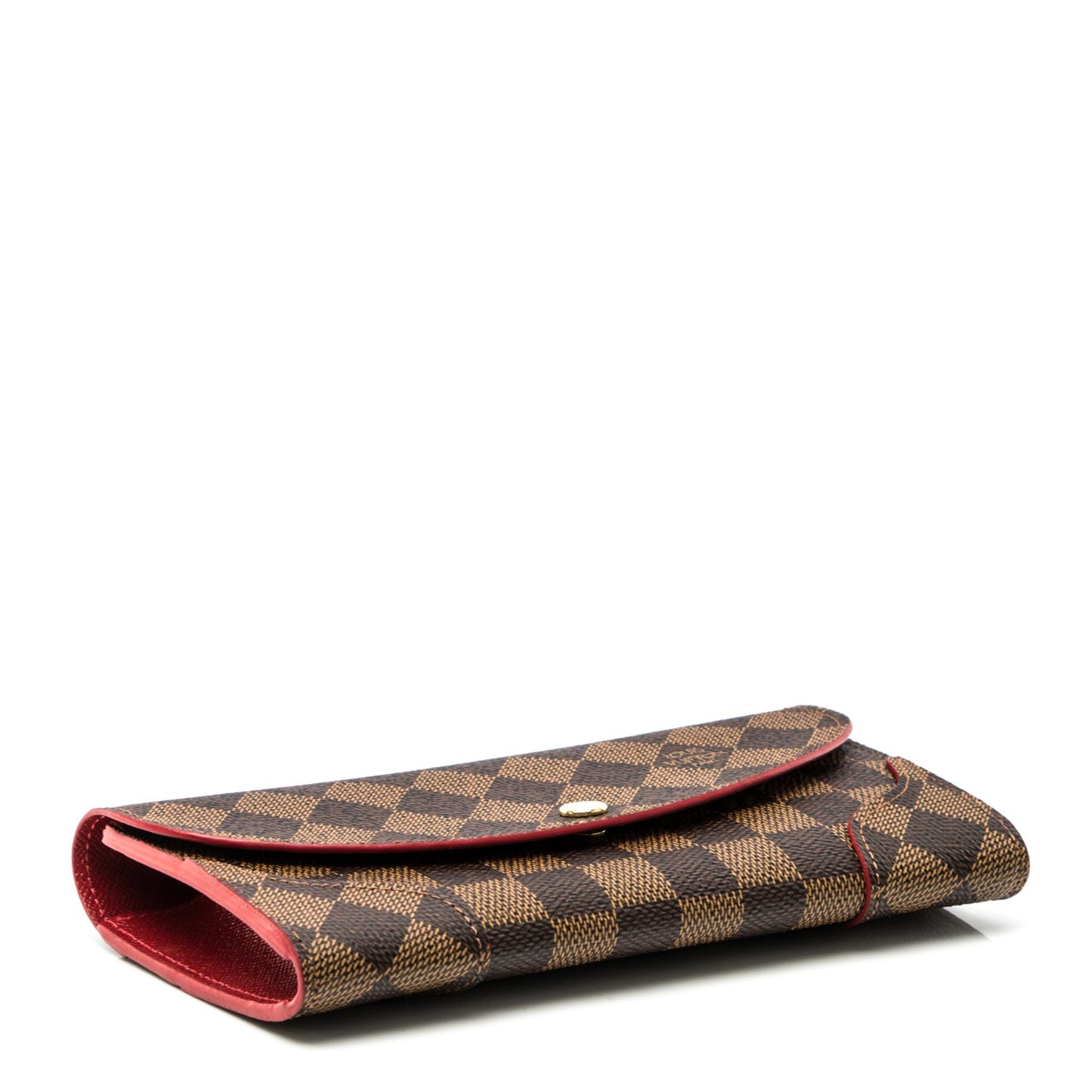 Damier Ebene Caissa Wallet Cherry