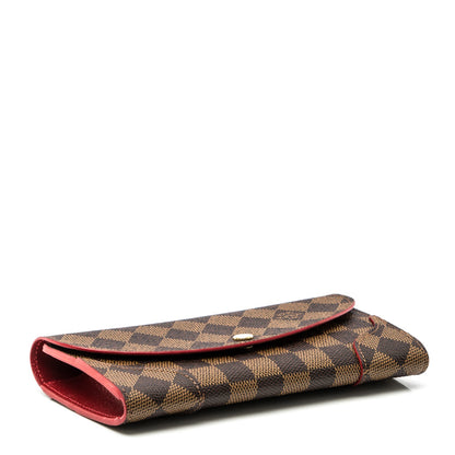 Louis Vuitton Damier Ebene Caissa Wallet Cherry 4 of 7