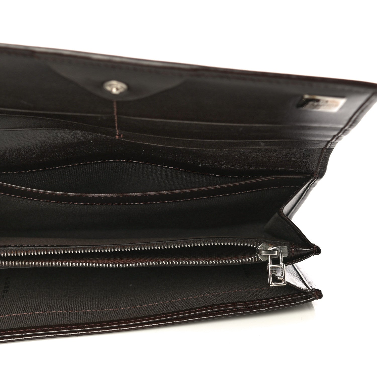 Fendi Zucca Continental Wallet Tobacco 5 of 12