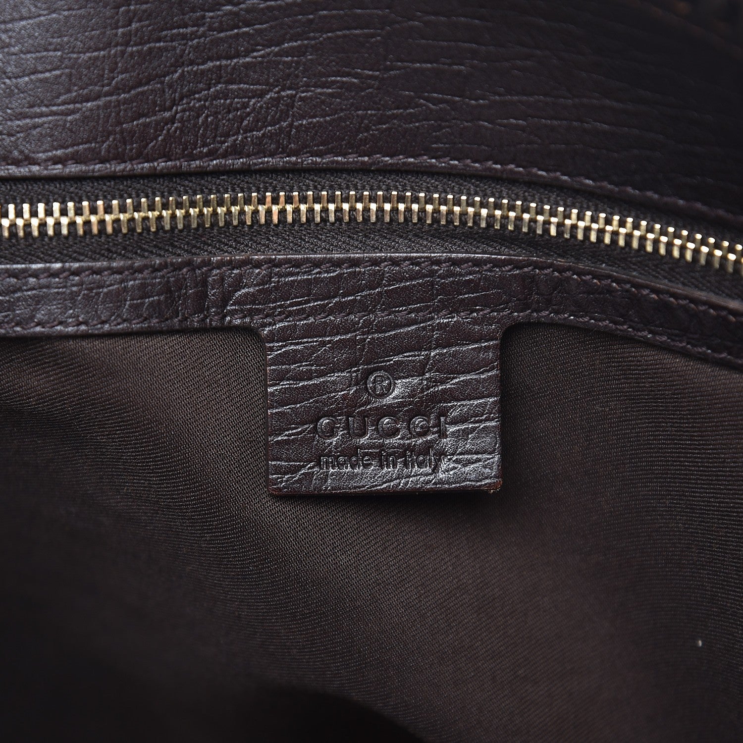 Gucci Monogram Large Horsebit Chain Hobo Dark Brown 6 of 9