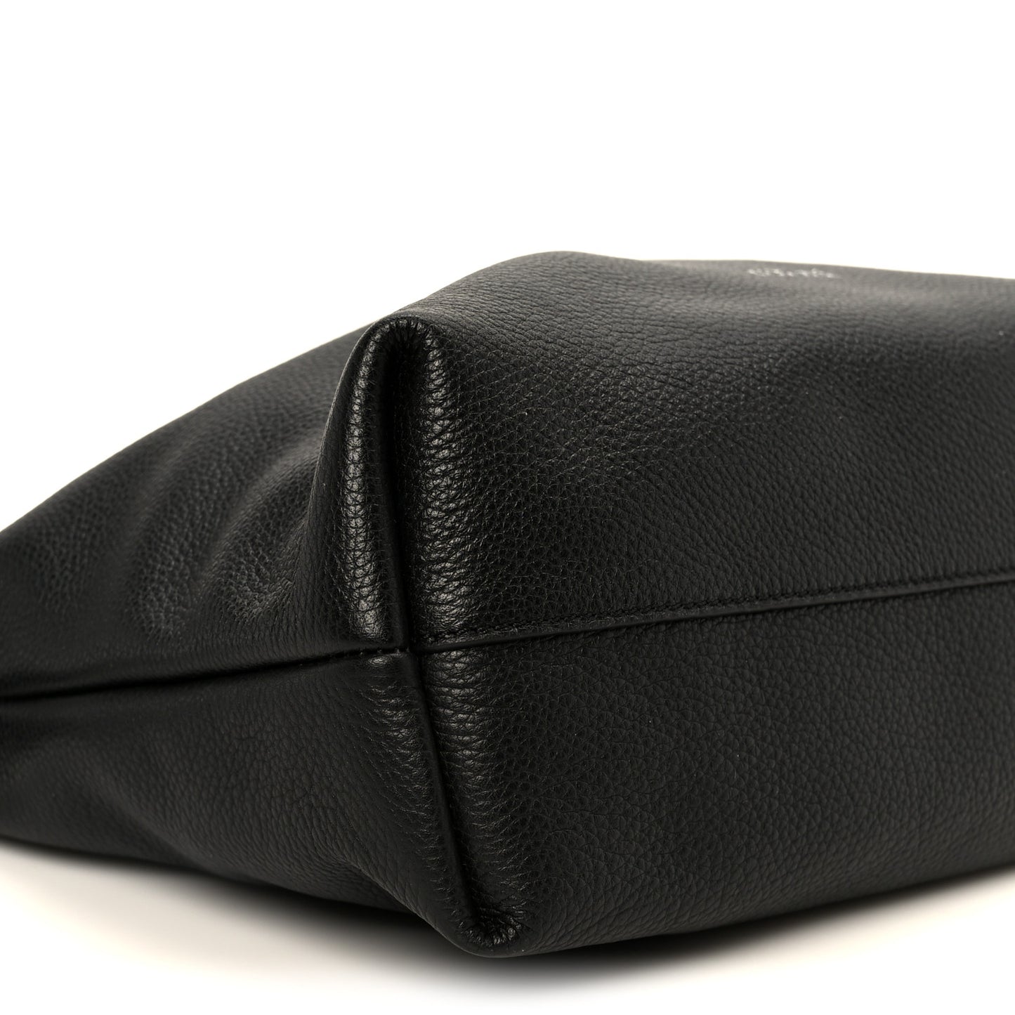Mellow Nappa Medium Donut Chain Flamenco Knot Purse Black