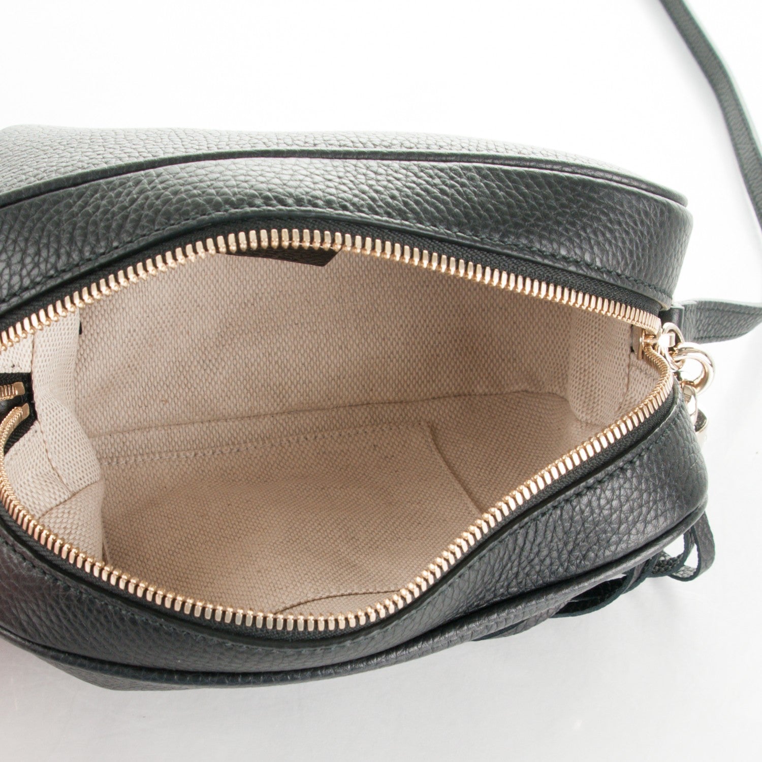 Gucci Pebbled Calfskin Small Soho Disco Bag Black 5 of 7