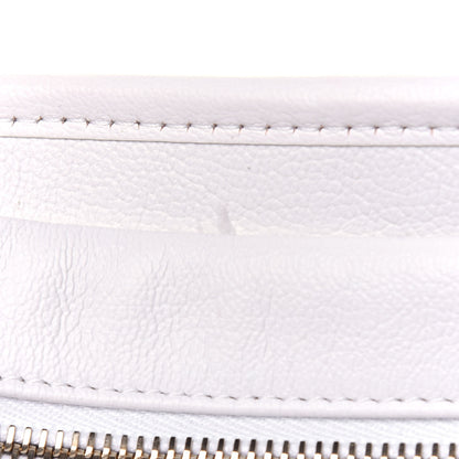 Chanel Patent Goatskin Quilted Small Gabrielle Hobo White 15 of 19
