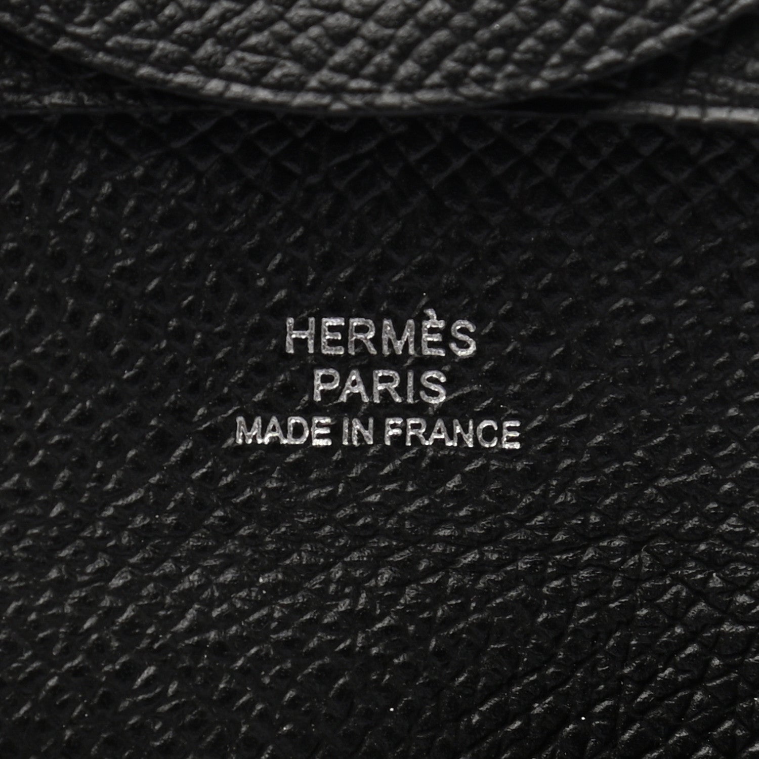 Hermes Epsom Bastia Coin Purse Black 6 of 6
