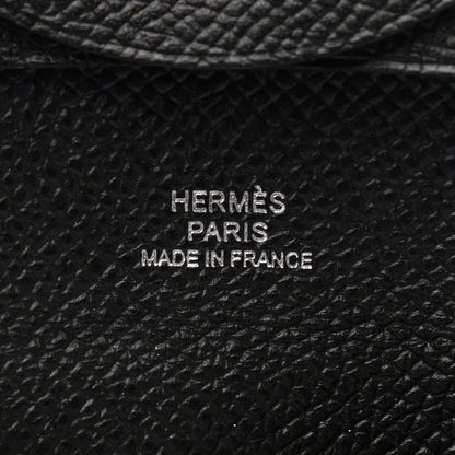 Hermes Epsom Bastia Coin Purse Black 6 of 6