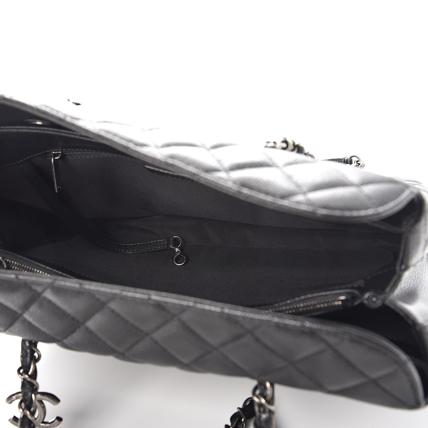 Chanel Caviar Quilted City Shopping Tote Black 5 of 8