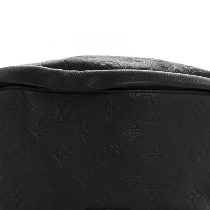 Louis Vuitton Calfskin Monogram Shadow Discovery Bumbag Black 7 of 11
