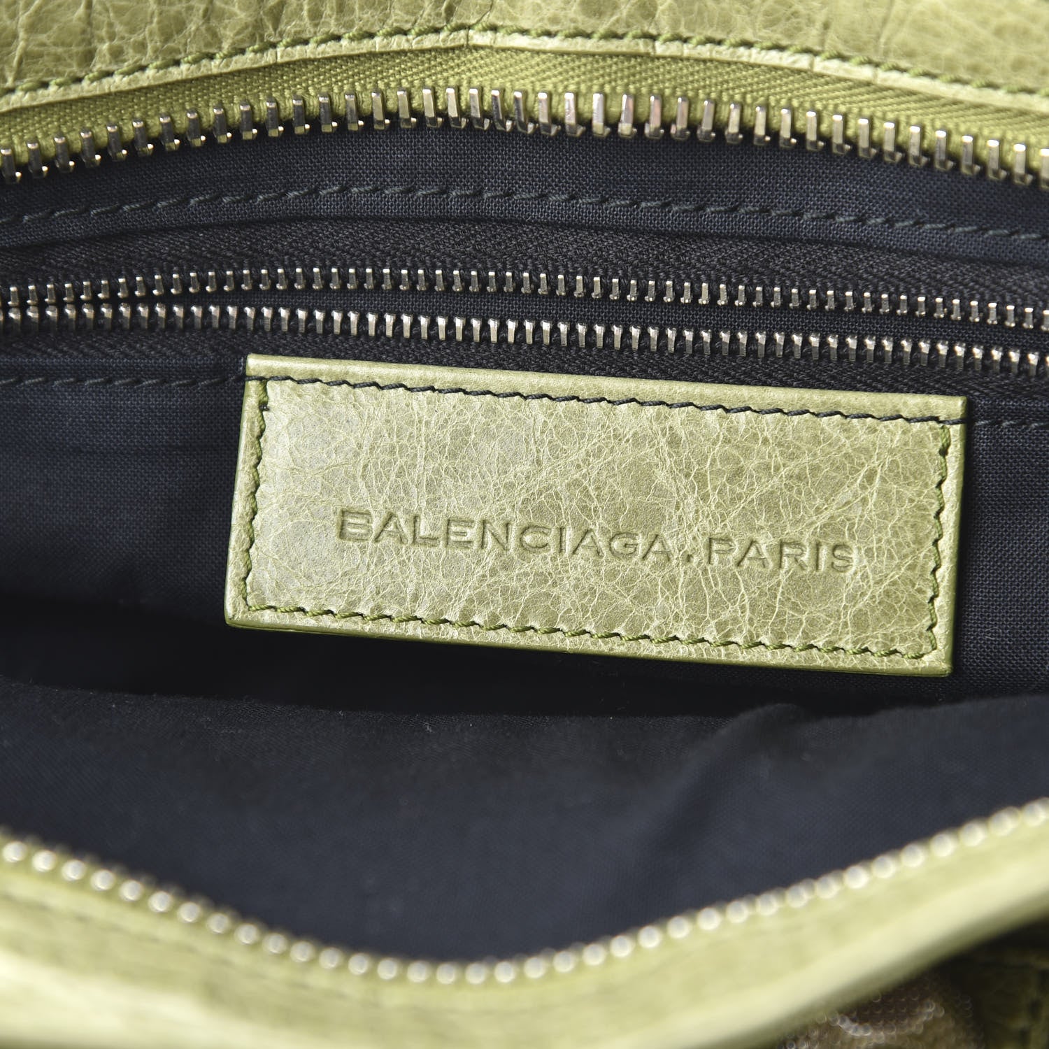 Balenciaga Agneau Giant 21 Silver Hardware City Light Olive 11 of 13