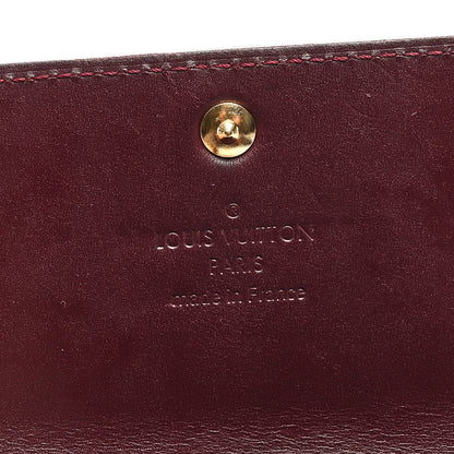 Louis Vuitton Vernis Sarah Wallet Rouge Fauviste 6 of 6