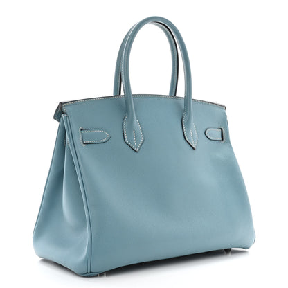 Hermes Epsom Birkin 30 Blue Jean 3 of 14