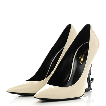 Saint Laurent Patent Opyum 110 Pumps 37.5 Neutro 3 of 8