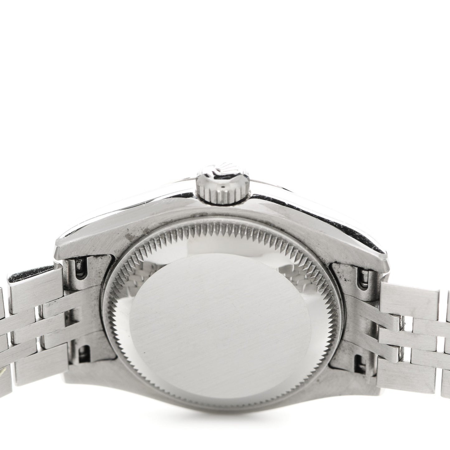 Stainless Steel 18K White Gold 26mm Oyster Perpetual Datejust Watch Black 179174