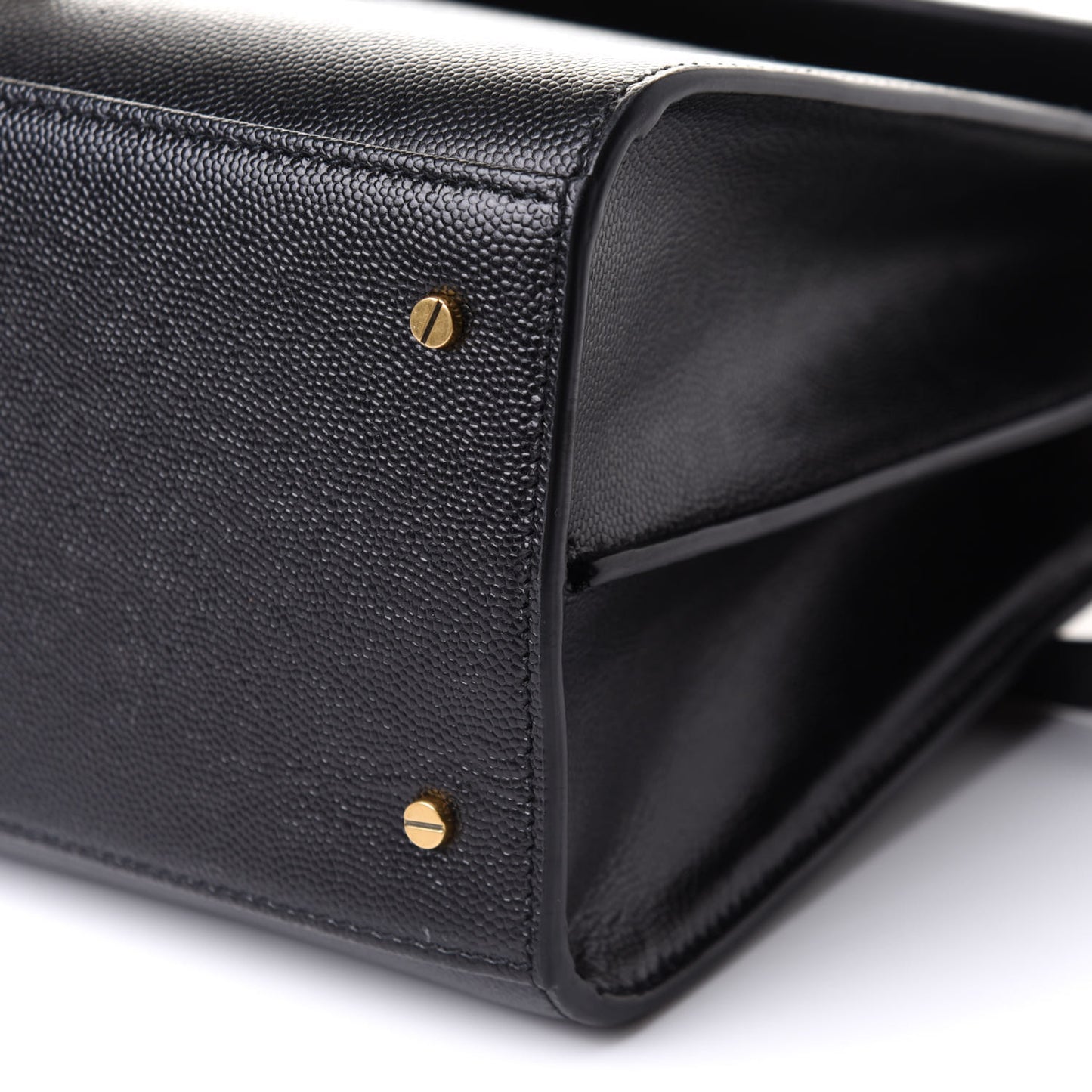 Grain de Poudre Medium Classic Monogram Cassandra Top Handle Black