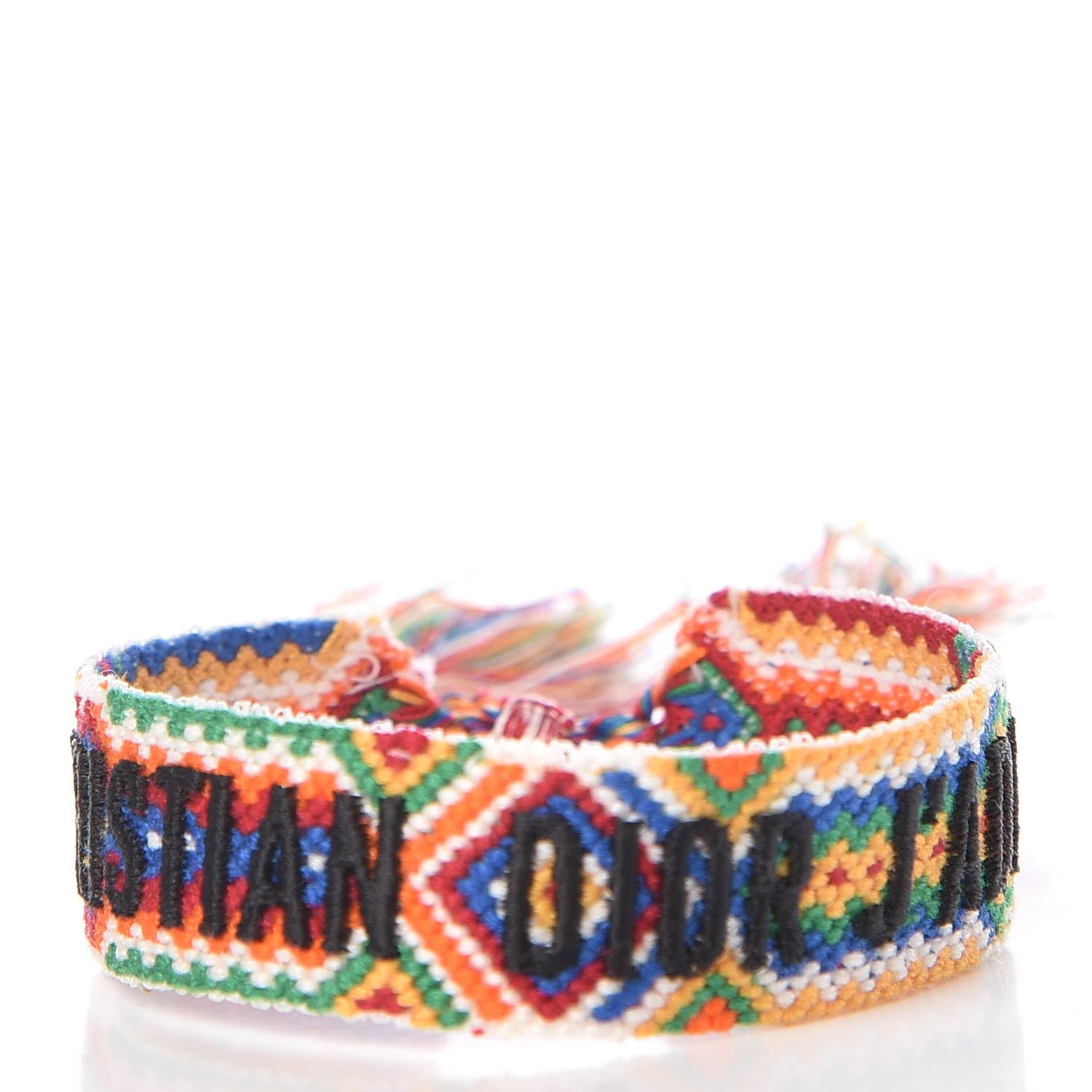 Christian Dior Woven Cotton J'Adior Friendship Bracelet Set 5 of 10